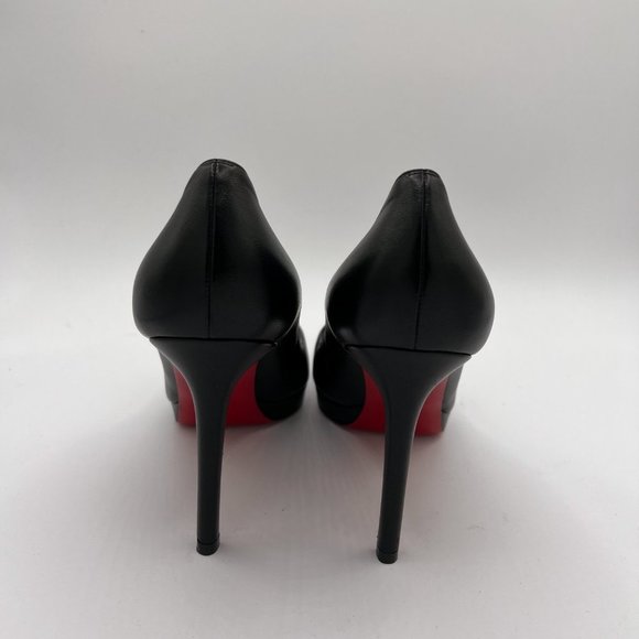 Christian Louboutin Pigalle 100 Leather Platform Pumps - Picture 2 of 7